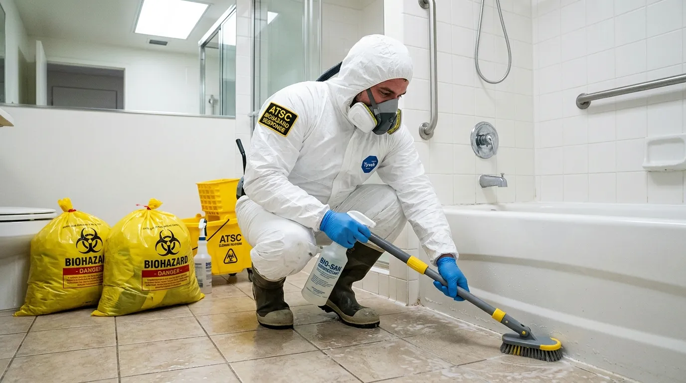 Decontamination equipment deployed for Blood Cleanup in Palm River-Clair Mel